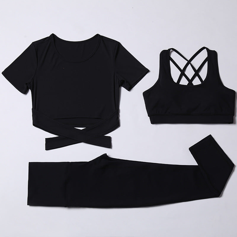 Women's Three-Piece Gym Set