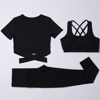 Women's Three-Piece Gym Set