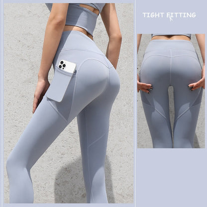 Women's Seamless Leggings with Pocket