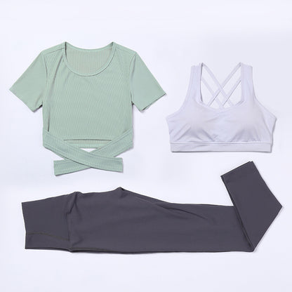 Women's Three-Piece Gym Set