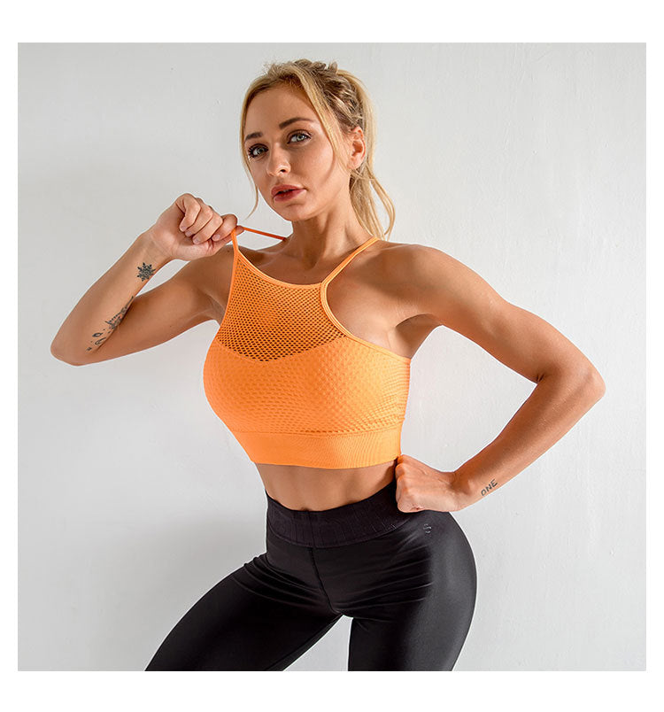 Women's Quick-drying Mesh Detail Vest Top