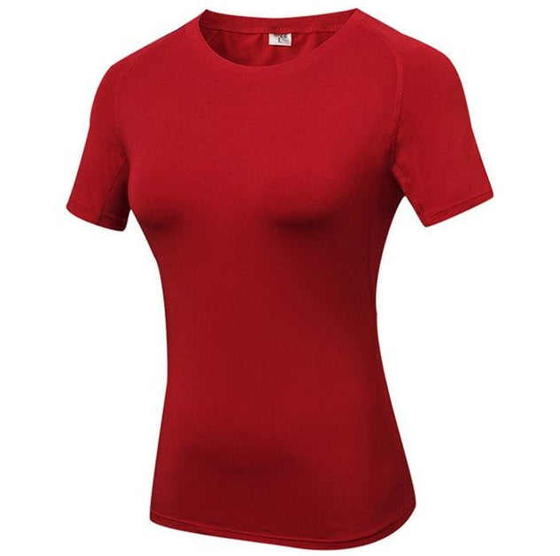 Women's Quick Dry Compression Training T-Shirt