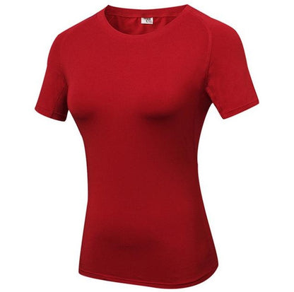 Women's Quick Dry Compression Training T-Shirt