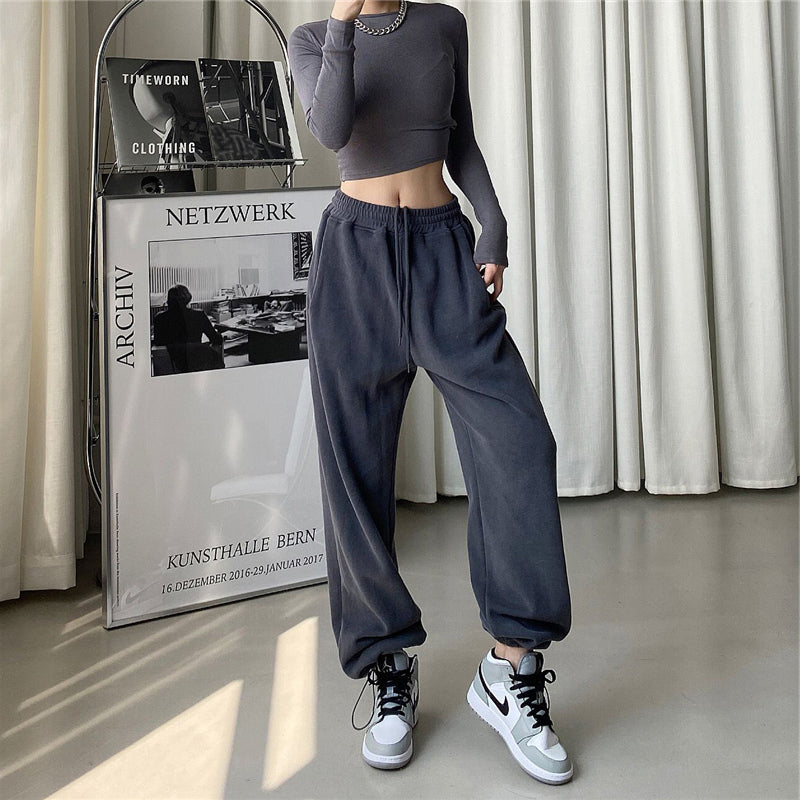 Women's Loose Fit Drawstring Joggers
