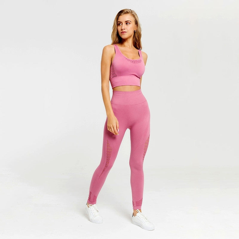 Women's Leggings and Top Gym Set