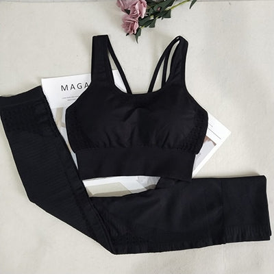 Women's Leggings and Top Gym Set
