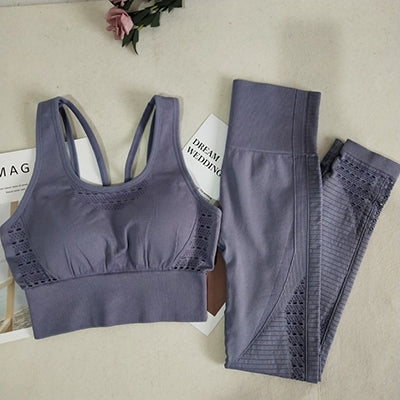 Women's Leggings and Top Gym Set