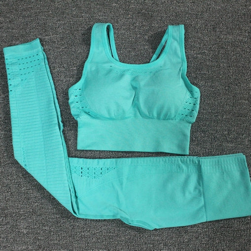Women's Leggings and Top Gym Set