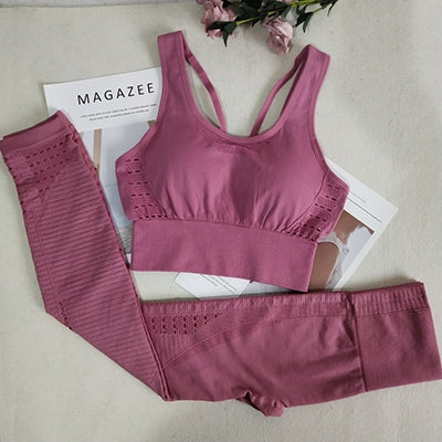 Women's Leggings and Top Gym Set