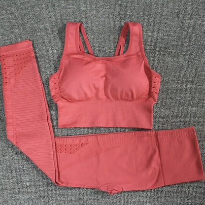 Women's Leggings and Top Gym Set
