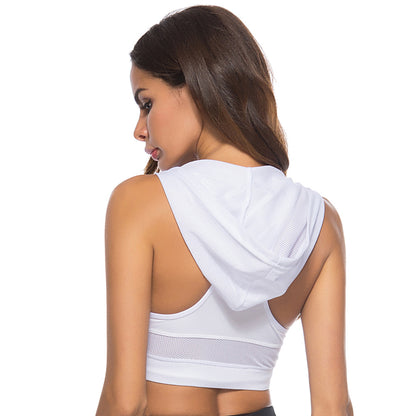 Woman's Hooded Sports Sports Vest