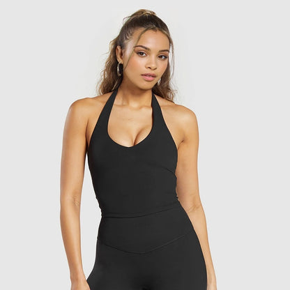 Women's Halter Neck Sports Bra