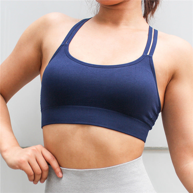 Women's Seamless Hollow Out Fitness Bra