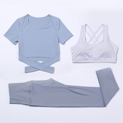 Women's Three-Piece Gym Set