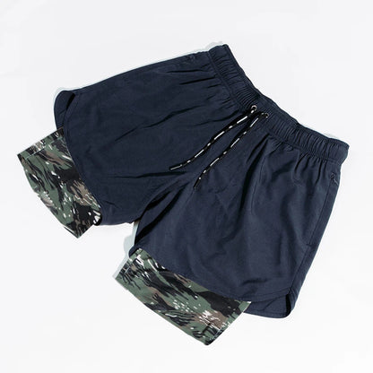Men's Double Layer Gym Shorts