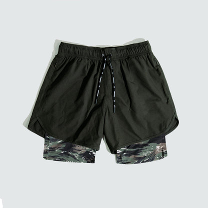 Men's Double Layer Gym Shorts