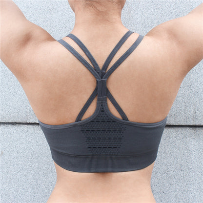 Women's Seamless Hollow Out Fitness Bra