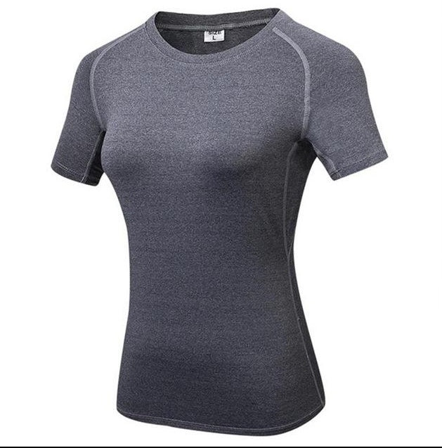 Women's Quick Dry Compression Training T-Shirt