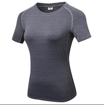 Women's Quick Dry Compression Training T-Shirt