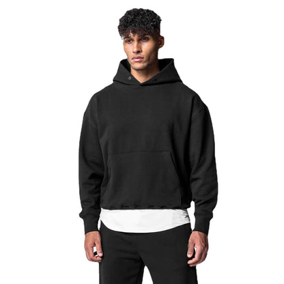 Men's Cotton Pullover Hoodie & Joggers Set