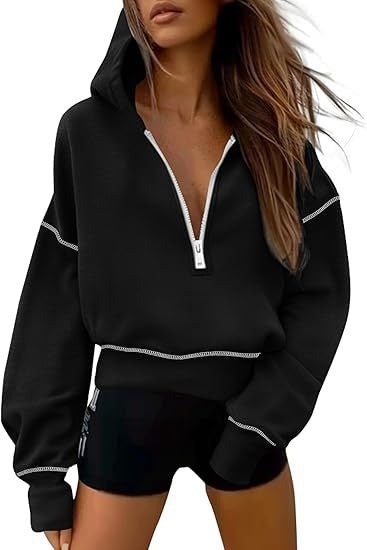Women's Half Zip Hoodie