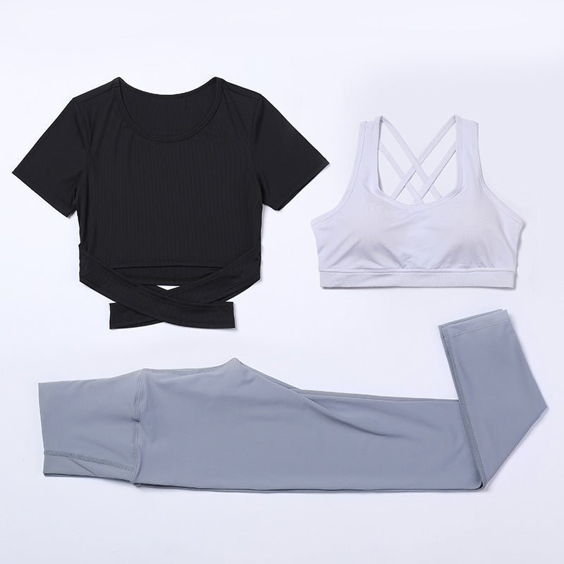 Women's Three-Piece Gym Set