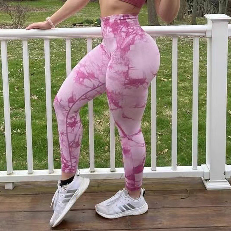 Women's Tie Dye Push Up Leggings