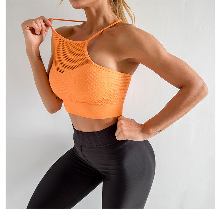 Women's Quick-drying Mesh Detail Vest Top