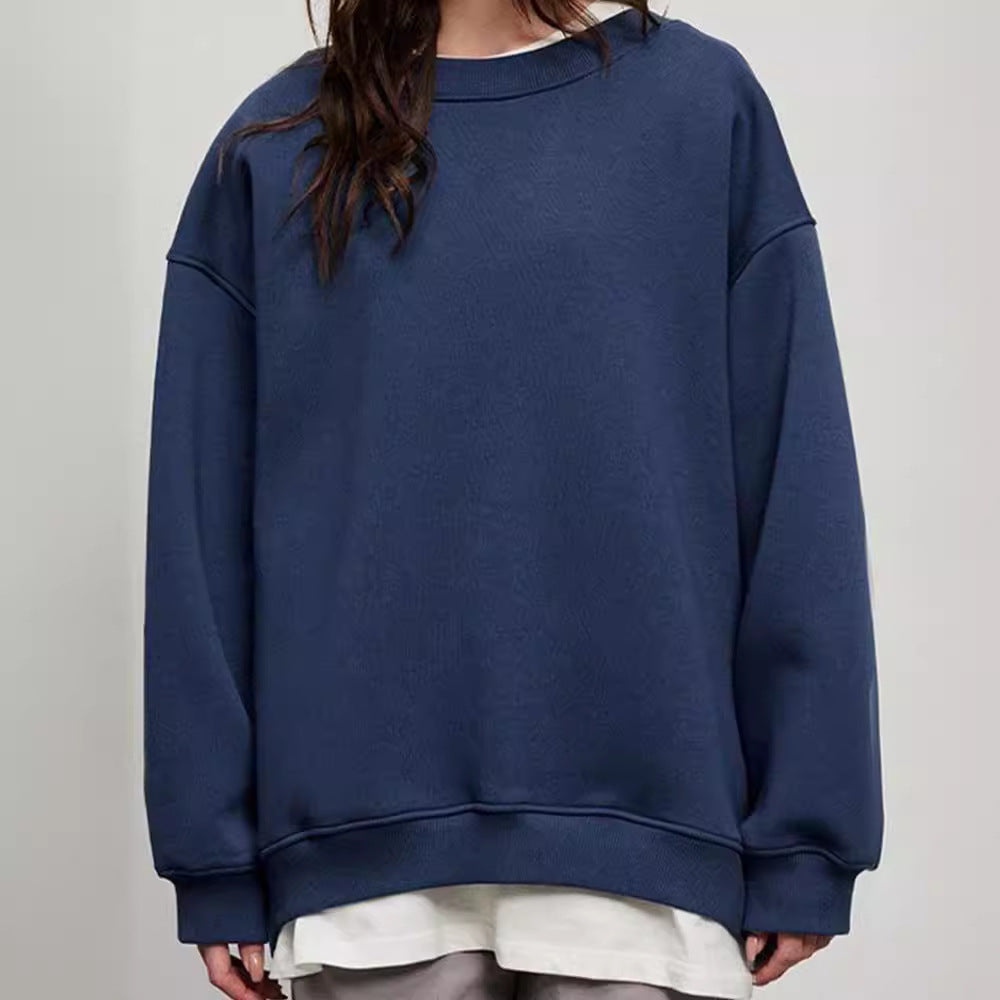 Women's Relaxed Fit Crew Neck Sweatshirt
