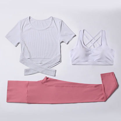 Women's Three-Piece Gym Set