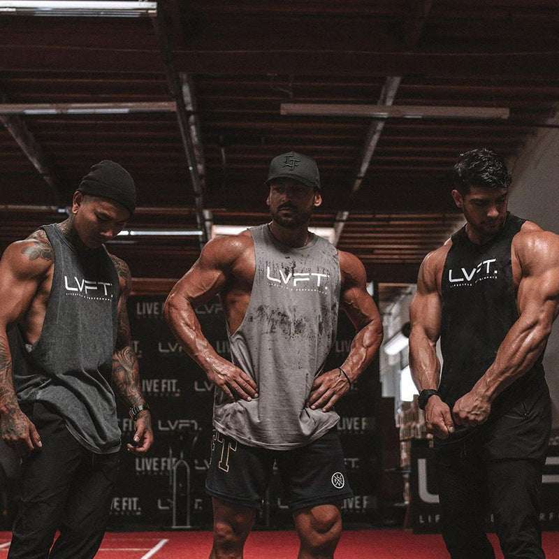 Men's Logo Gym Vest