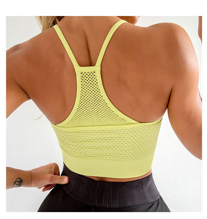 Women's Quick-drying Mesh Detail Vest Top