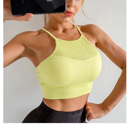 Women's Quick-drying Mesh Detail Vest Top