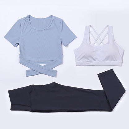 Women's Three-Piece Gym Set