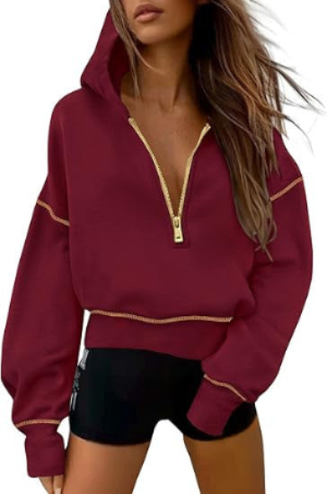 Women's Half Zip Hoodie