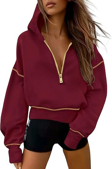 Women's Half Zip Hoodie