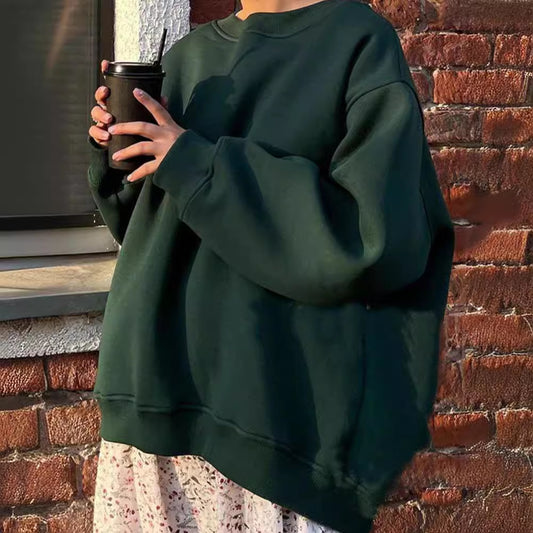 Women's Relaxed Fit Crew Neck Sweatshirt