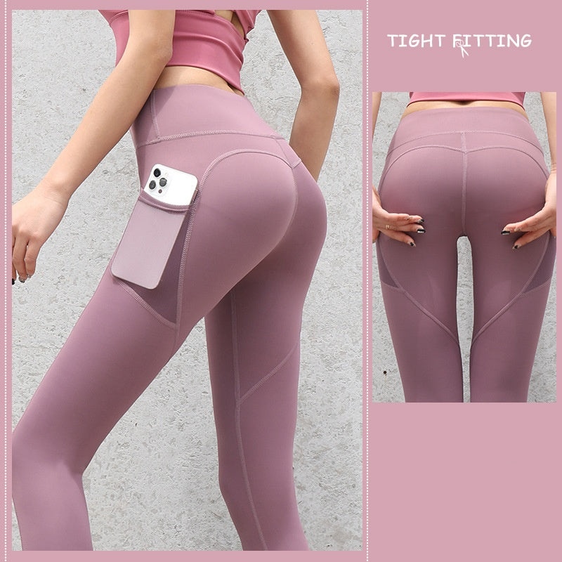 Women's Seamless Leggings with Pocket