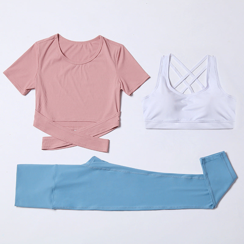 Women's Three-Piece Gym Set