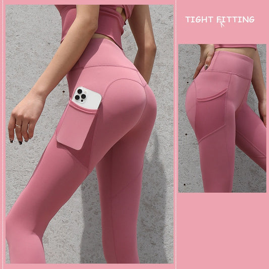 Women's Seamless Leggings with Pocket