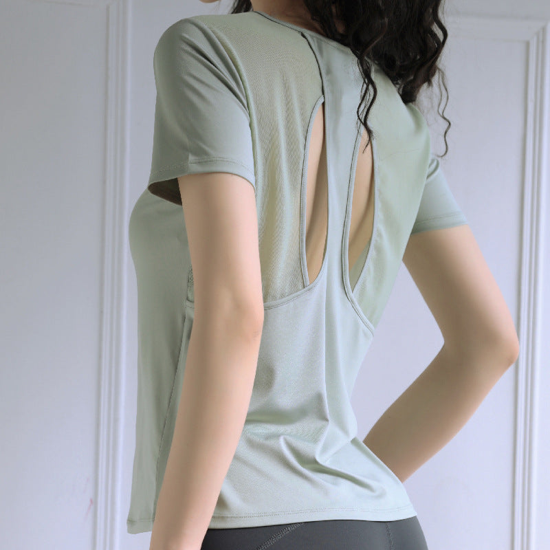 Women's Short Sleeved Gym Top