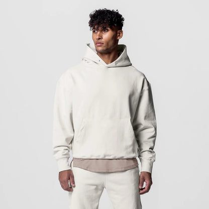 Men's Cotton Pullover Hoodie & Joggers Set