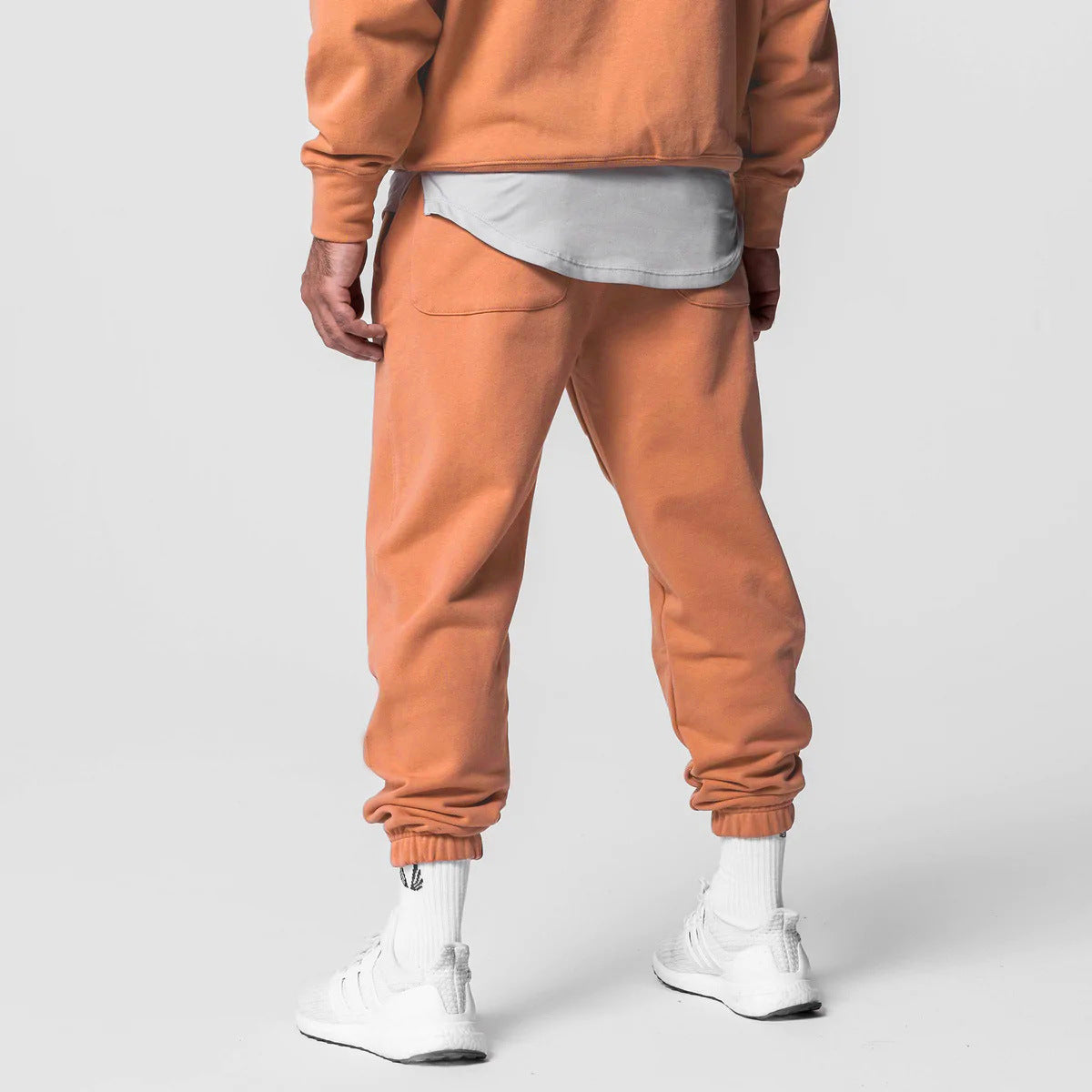 Men's Cotton Pullover Hoodie & Joggers Set