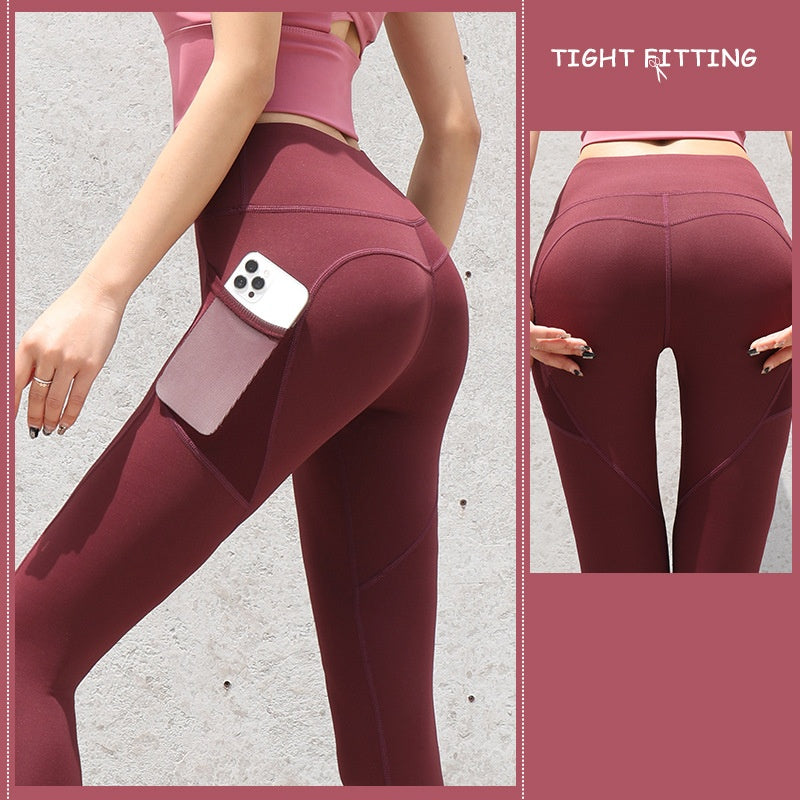 Women's Seamless Leggings with Pocket