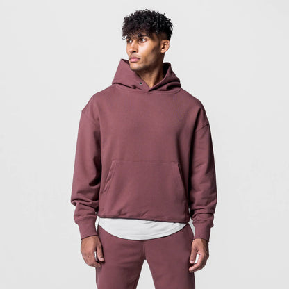 Men's Cotton Pullover Hoodie & Joggers Set