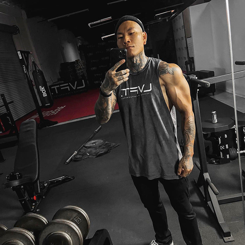 Men's Logo Gym Vest