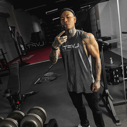 Men's Logo Gym Vest