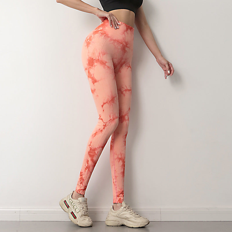 Women's Tie Dye Push Up Leggings