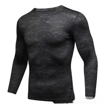Men's Compression Camo Print Long Sleeve