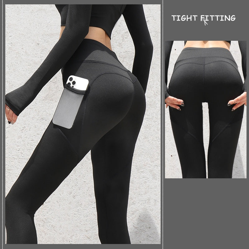 Women's Seamless Leggings with Pocket